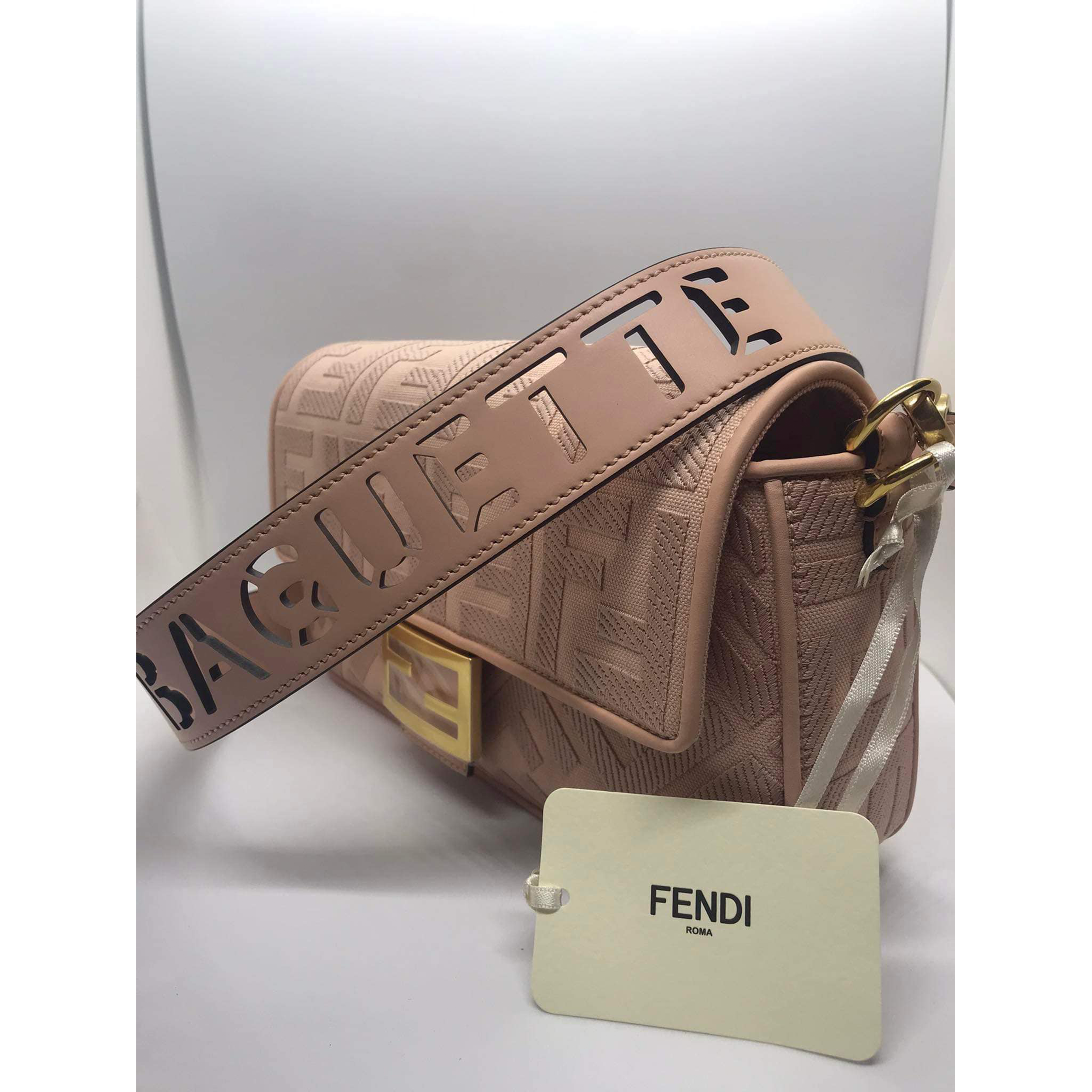 Fendi Baguette Canvas Bag