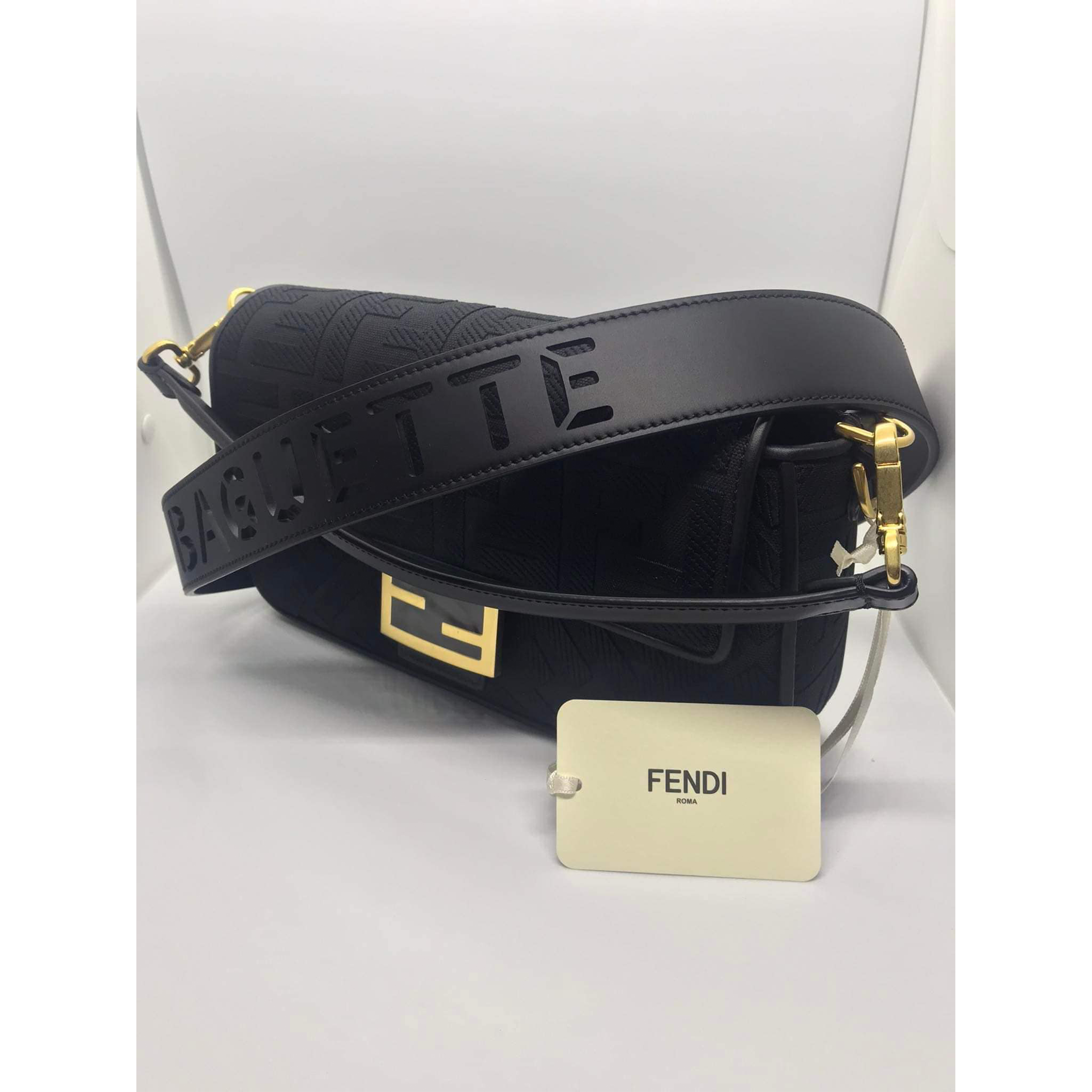 Fendi Baguette Canvas Bag